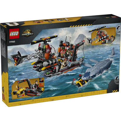 LEGO® Jurassic World Mosasaurus-dinosaurens båtanfall