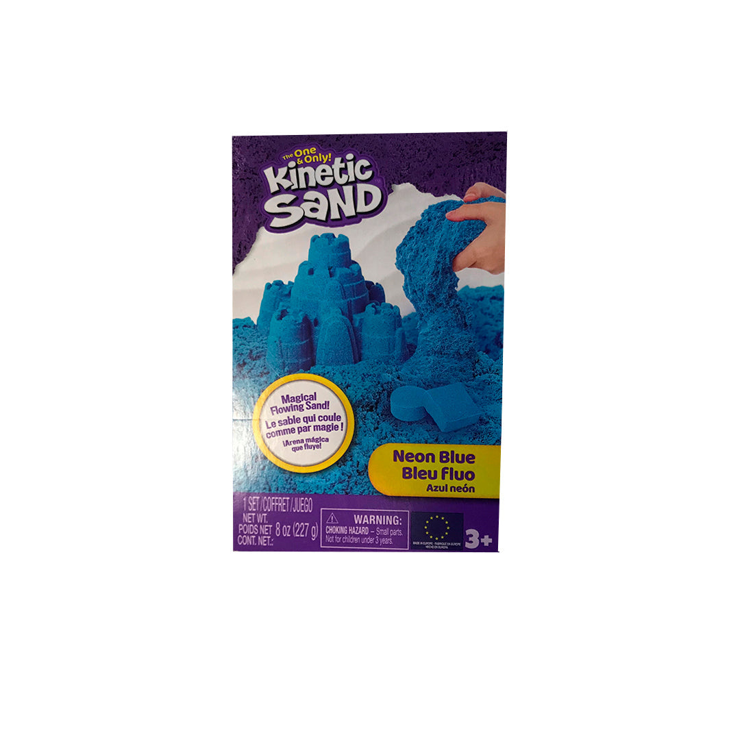 Kinetic Sand, Magisk sand, neon boks - 3 ass. farger