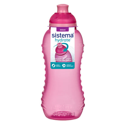 Sistema drikkeflaske, Pink/lyserød, 330 ml