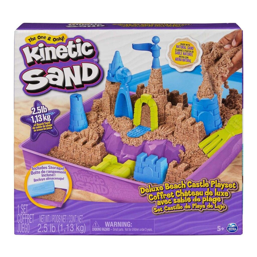 Kinetic Sand, Deluxe Beach Castle Playset – Sandkassesett