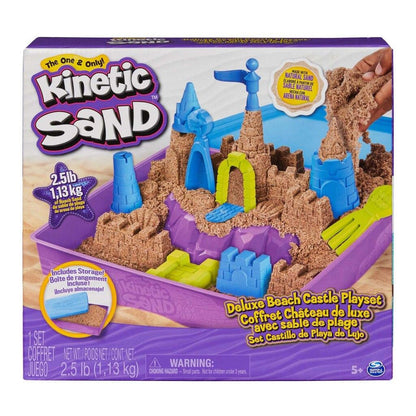 Kinetic Sand, Deluxe Beach Castle Playset – Sandkassesett
