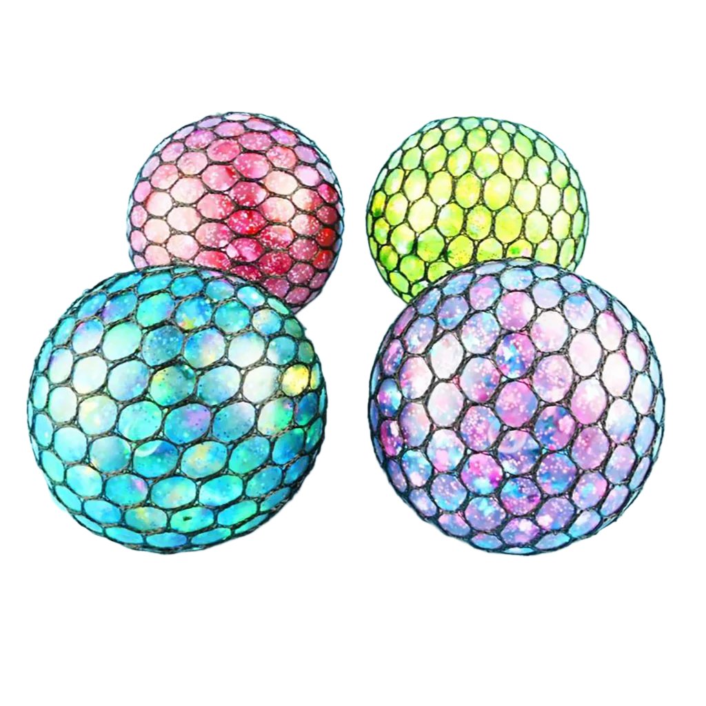 Robetoy Squeezy mesh ball, ass. farger