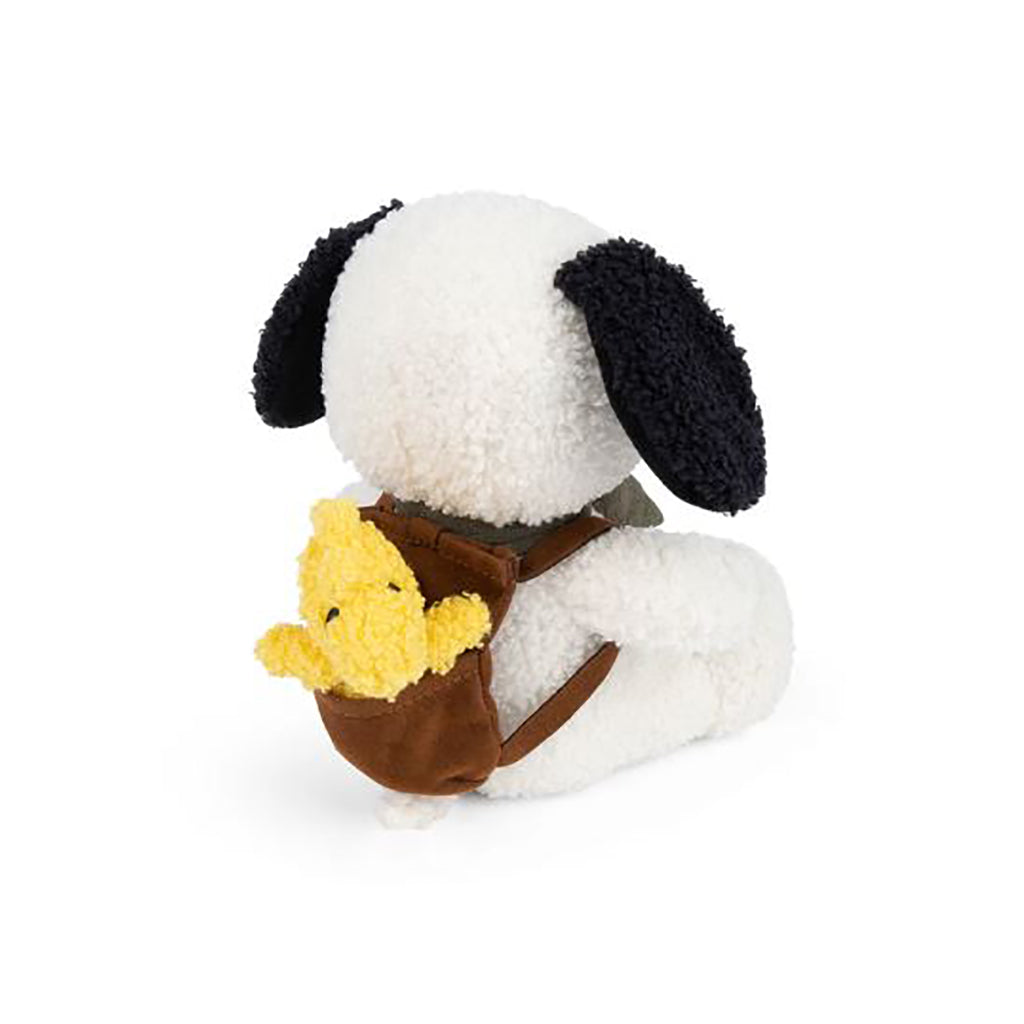 Snoopy med Woodstock i ryggsekk - 20 cm