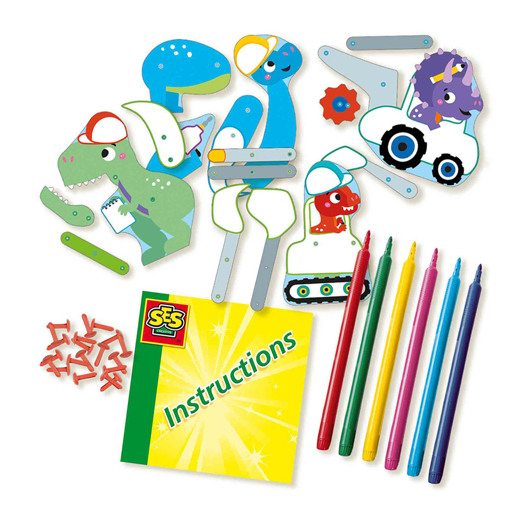 SES Creative Papirbyggesett, Ingeniør dinosaurer