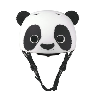 Micro Hjelm, 3D Panda - Str. M (5-8 år)