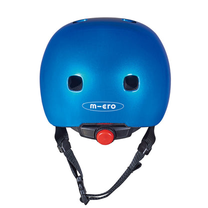 Micro Hjelm, Dark Blue Metallic - Str. M (5-8 år)