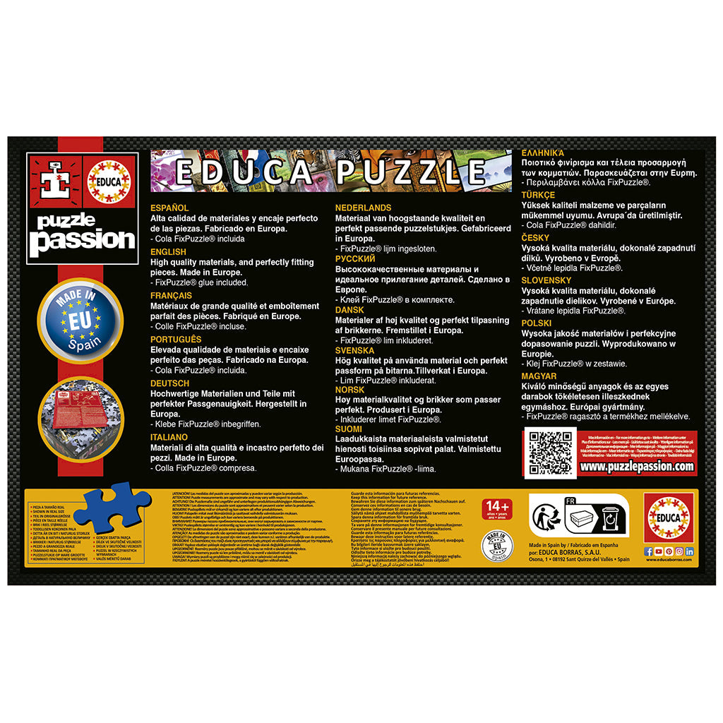 Educa puslespill, Vidunderlig bokhandel - 1000 brikker