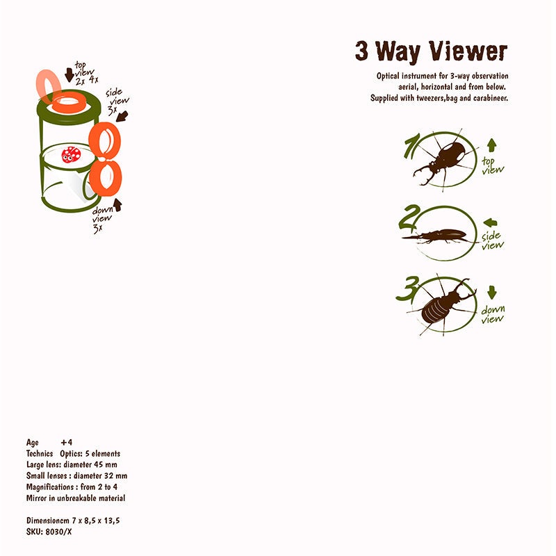 Navir Explora triple insektglass, Grønn