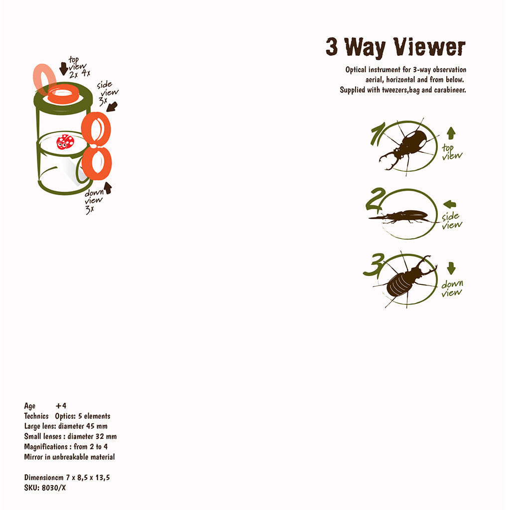 Navir Insektglass, trippel