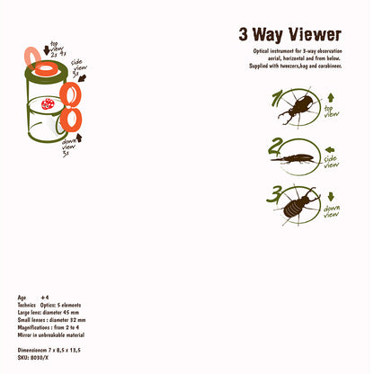 Navir Insektglass, trippel