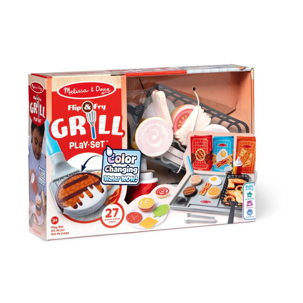 Melissa &amp; Doug Water Wow lekemat med vannaktiverte fargeskift, Grill