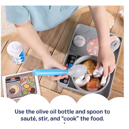 Melissa &amp; Doug Water Wow lekemat med vannaktiverte fargeendringer, Kokeplate med gryte