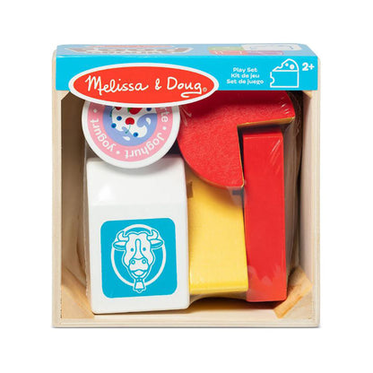 Melissa &amp; Doug lekemat i tre, Meieriprodukter
