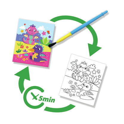 SES Creative, Farge med vann - Fantasi malebok