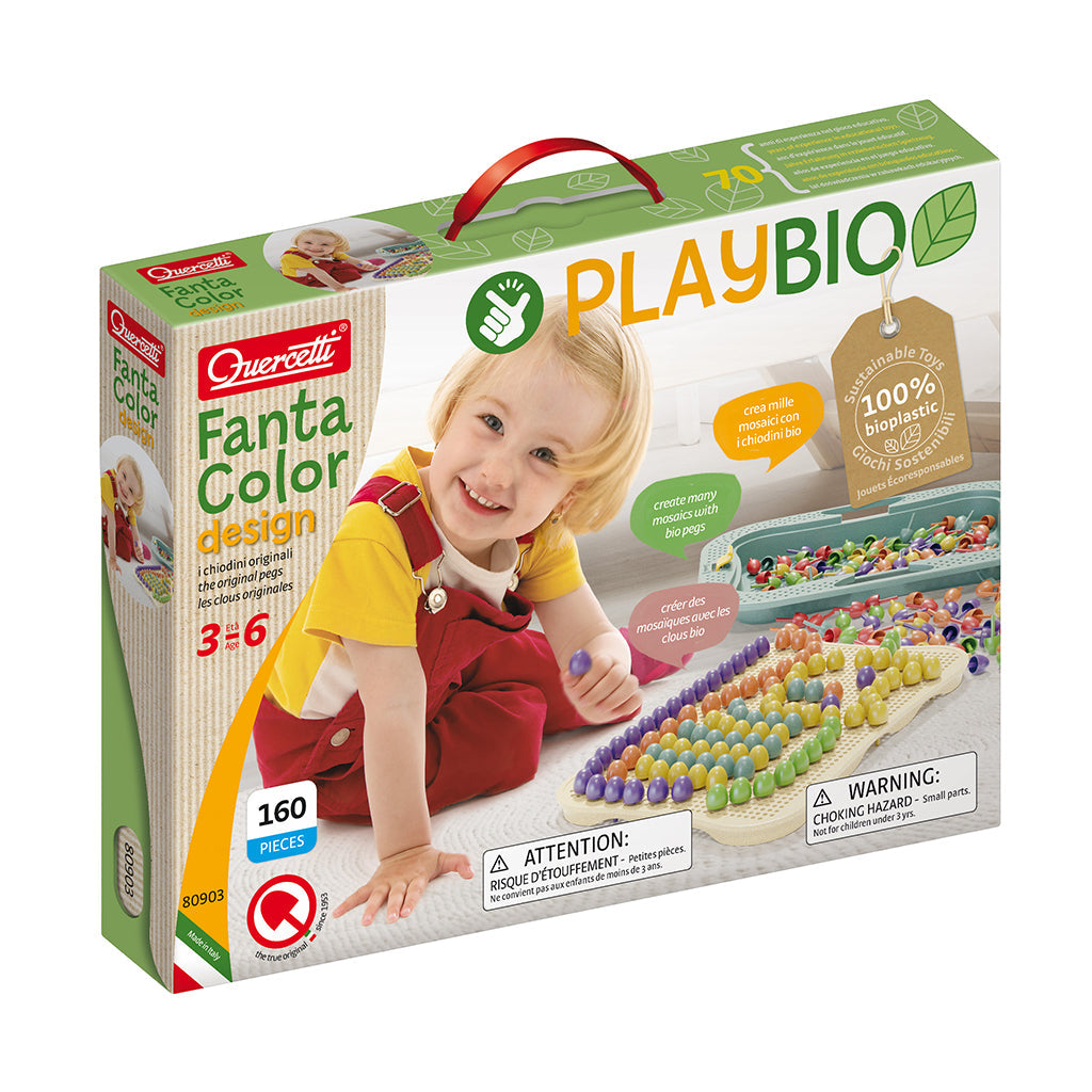 Quercetti sømbræt, Play Bio - Fantacolor Design