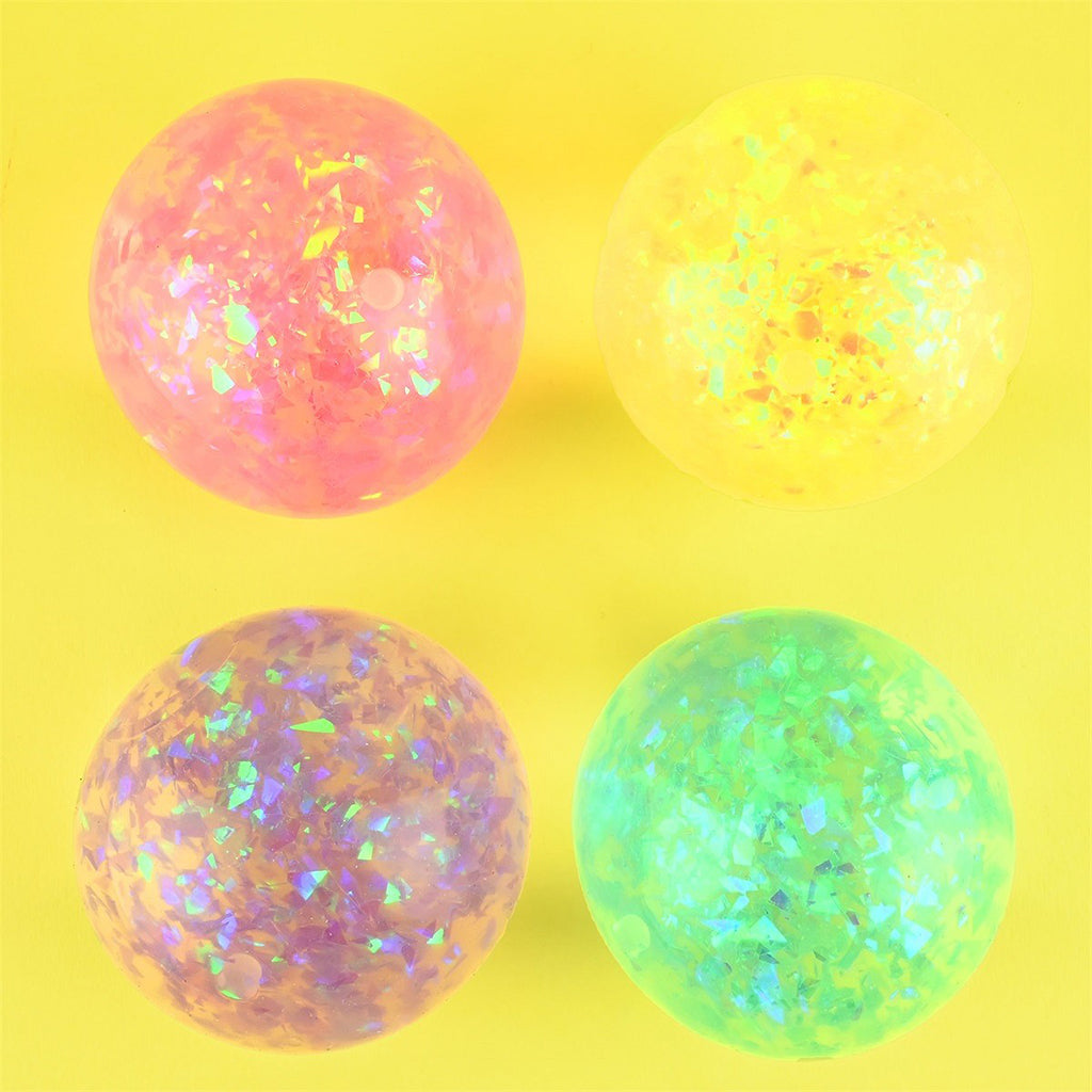 Robetoy klemmball med glitter - ass. farger