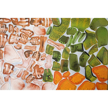 mierEdu, Magnetisk legetavle/puslespill - Stegosaurus