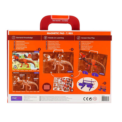 mierEdu, Magnetisk legetavle/puslespill - T Rex