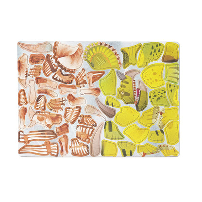 mierEdu, Magnetisk legetavle/puslespill - Triceratops