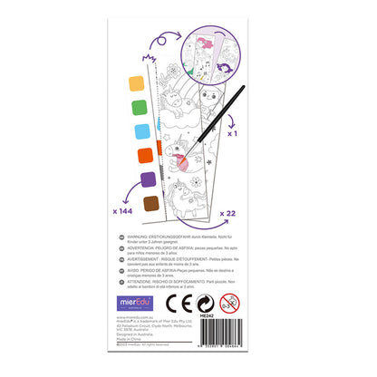 mierEdu, Vannfarge malehefte - Fantasiverden