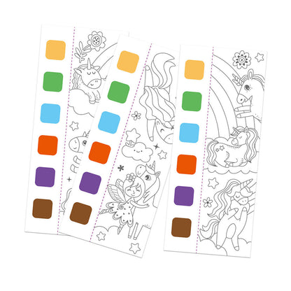 mierEdu, Vannfarge malehefte - Fantasiverden