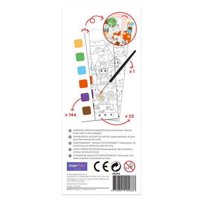 mierEdu, Vannfarge malehefte - Eventyr