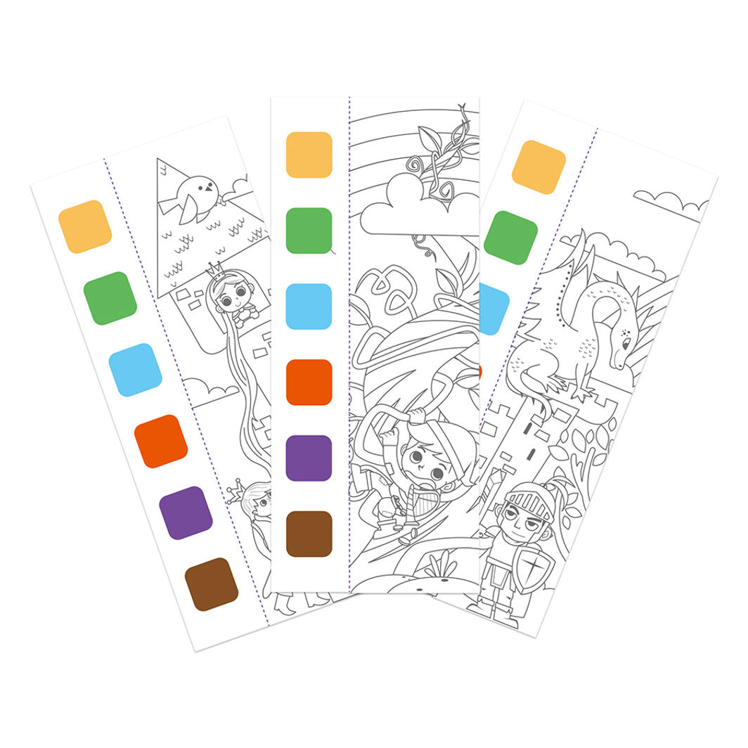 mierEdu, Vannfarge malehefte - Eventyr