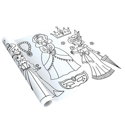 mierEdu, Kjempebanner for fargelegging  - Prinsesser