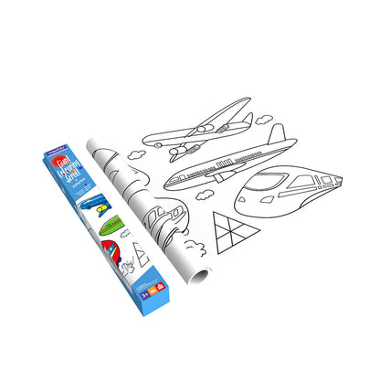 mierEdu, Kjempebanner for fargelegging - Transportmidler