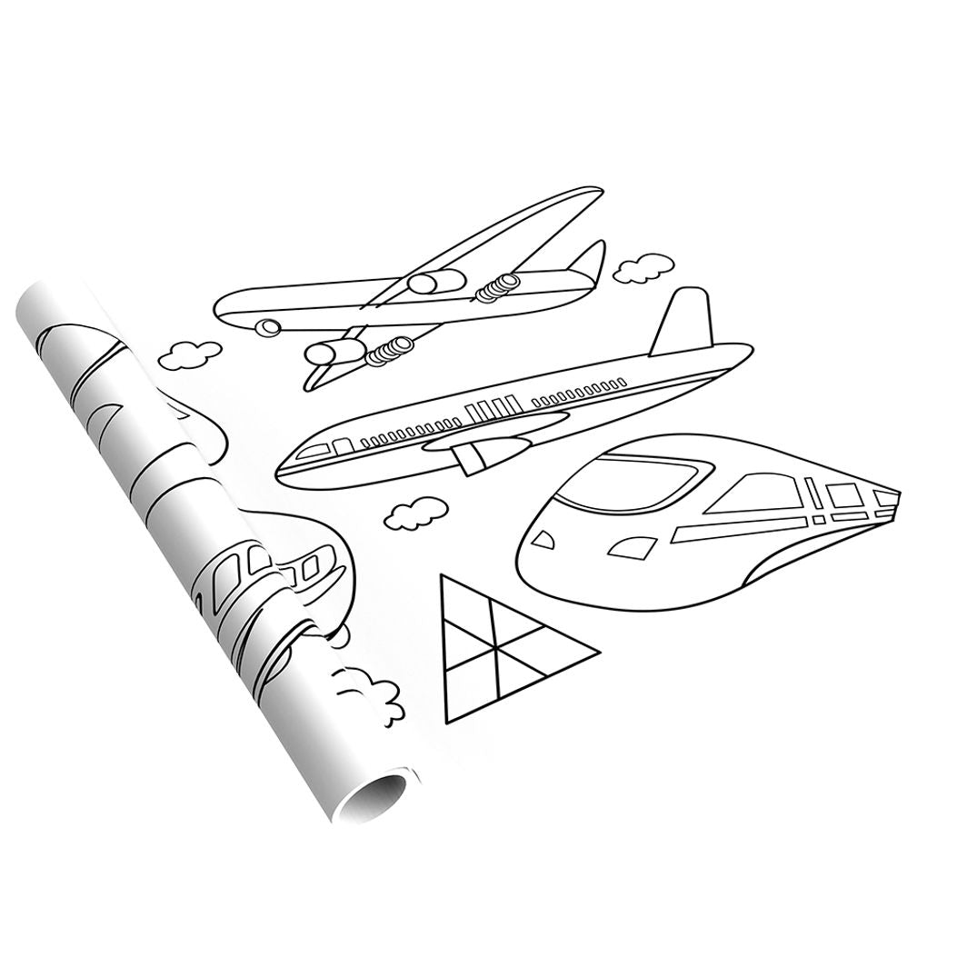 mierEdu, Kjempebanner for fargelegging - Transportmidler