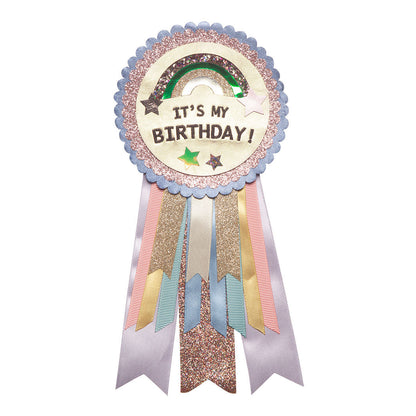 Mimi &amp; Lula Badge, Birthday Unicorn