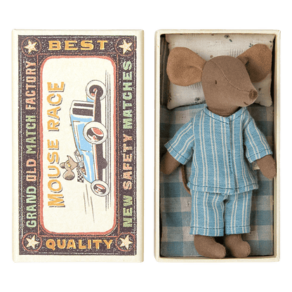 Maileg Storebror mus i fyrstikkeske