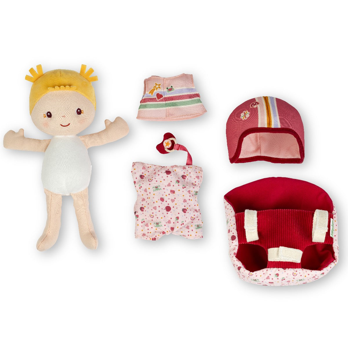 Lilliputiens Lena dukker og sykkelsete