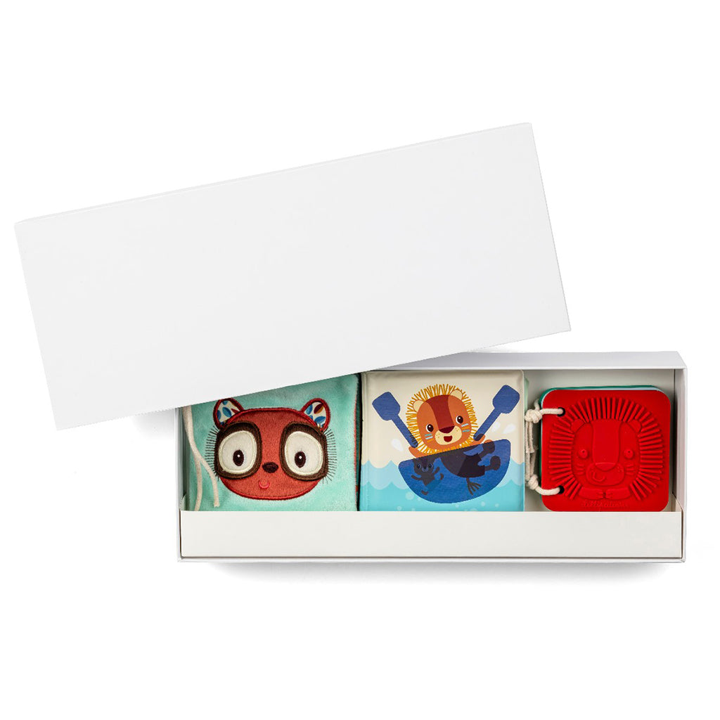 Lilliputiens babyleker, 3 stk sansebøker - Jack