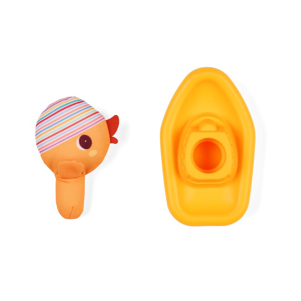 Lilliputiens, Gaspard badeleke med båt til baby