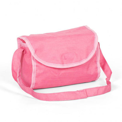 MaMaMeMo Dolls, dukkevogn m. bag - Pink