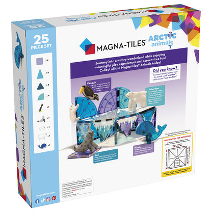 Magna-Tiles Magnetisk byggesett, Arctic animals – 25 deler
