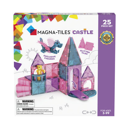 Magna-Tiles Dashers, Magnetisk byggesett med 25 deler - Slott