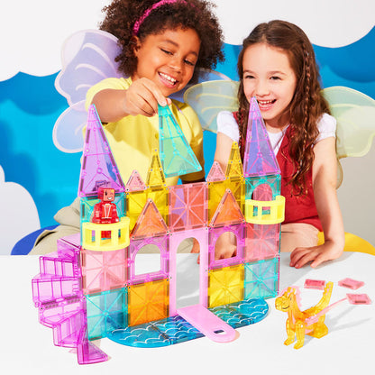 Magna-Tiles Deluxe Slot, Magnetisk byggesett med 48 deler