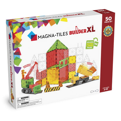 Magna-Tiles Byggepladesæt XL, Magnetisk byggesett med 50 deler