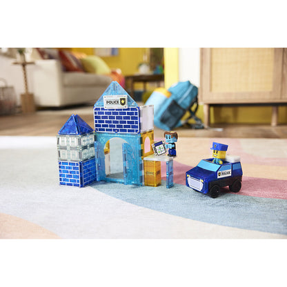 Magna-Tiles Magnetisk byggesett, Politistasjon 36 deler