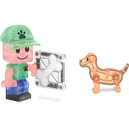 Magna-times Magnetisk Byggesett, Hundedagpleie - 27 deler