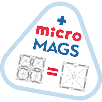 Magna-Tiles Magnetisk byggesett, Rail Racer - deler