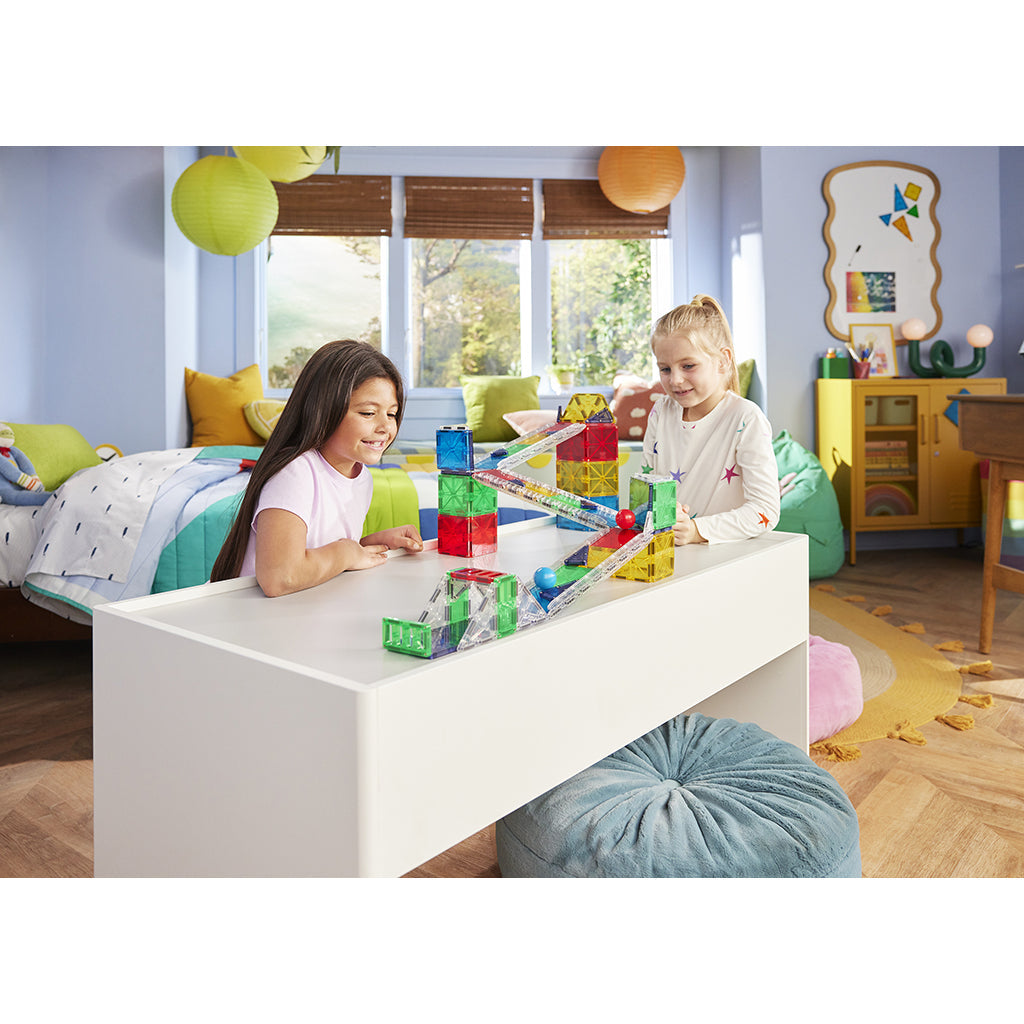 Magna-Tiles Magnetisk byggesett, Rail Racer - deler