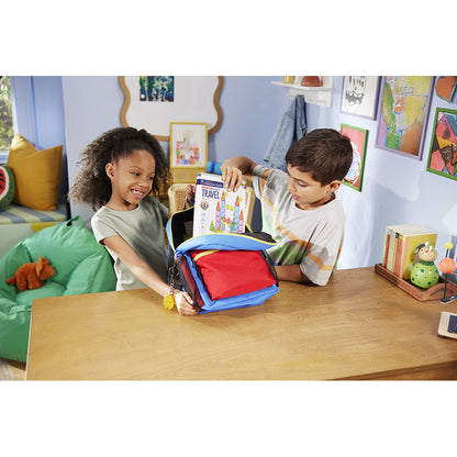 Magna-times Magnetisk Byggesett, microMAGS Deluxe reisesett i eske - 55 deler