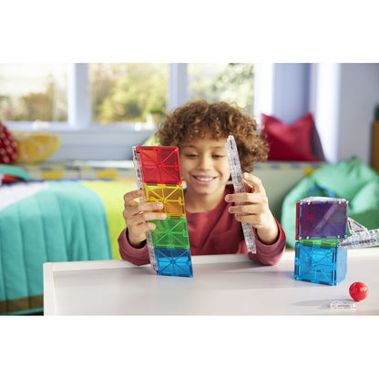 Magna-Tiles Magnetisk byggesett, Kulebane - 33 deler