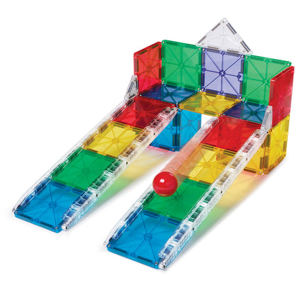 Magna-Tiles Magnetisk byggesett, Kulebane - 33 deler