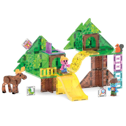 Magna-Tiles magnetisk byggesett, Tree Top Adventure med 42 deler