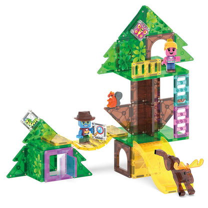 Magna-Tiles magnetisk byggesett, Tree Top Adventure med 42 deler