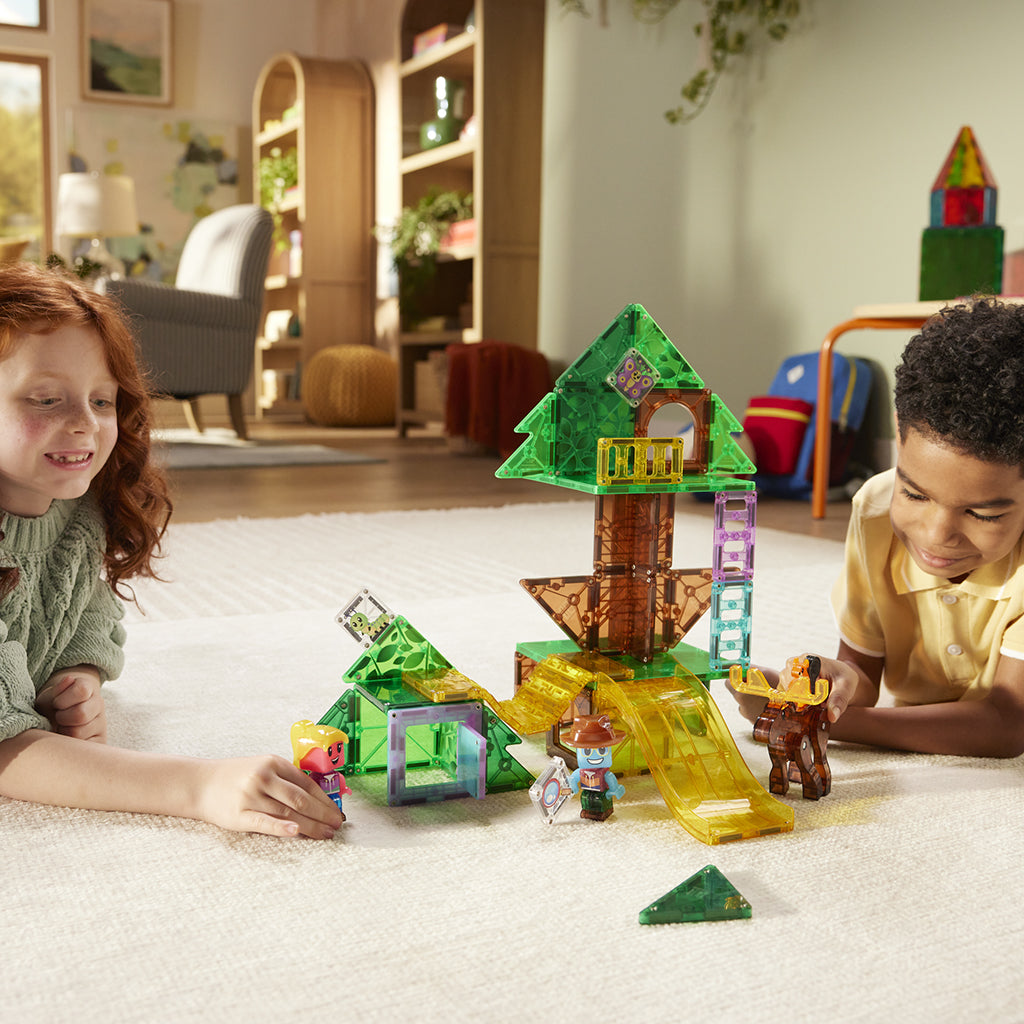 Magna-Tiles magnetisk byggesett, Tree Top Adventure med 42 deler